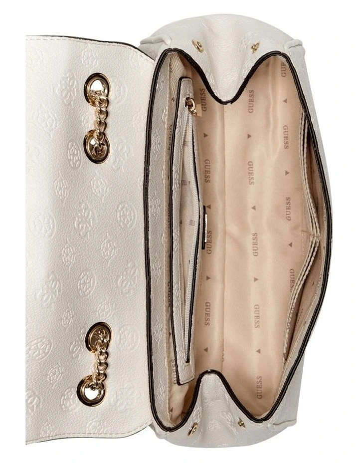 Ella Logo Crossbody Bag in Stone Logo image 3