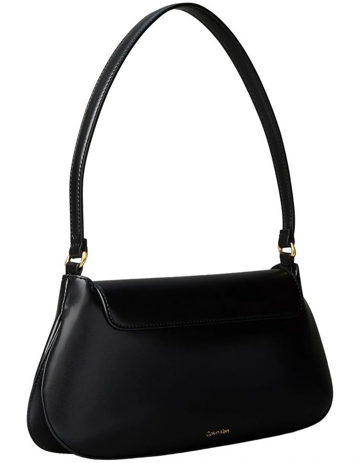 Ophelia Top Flap Bag in Black image 2