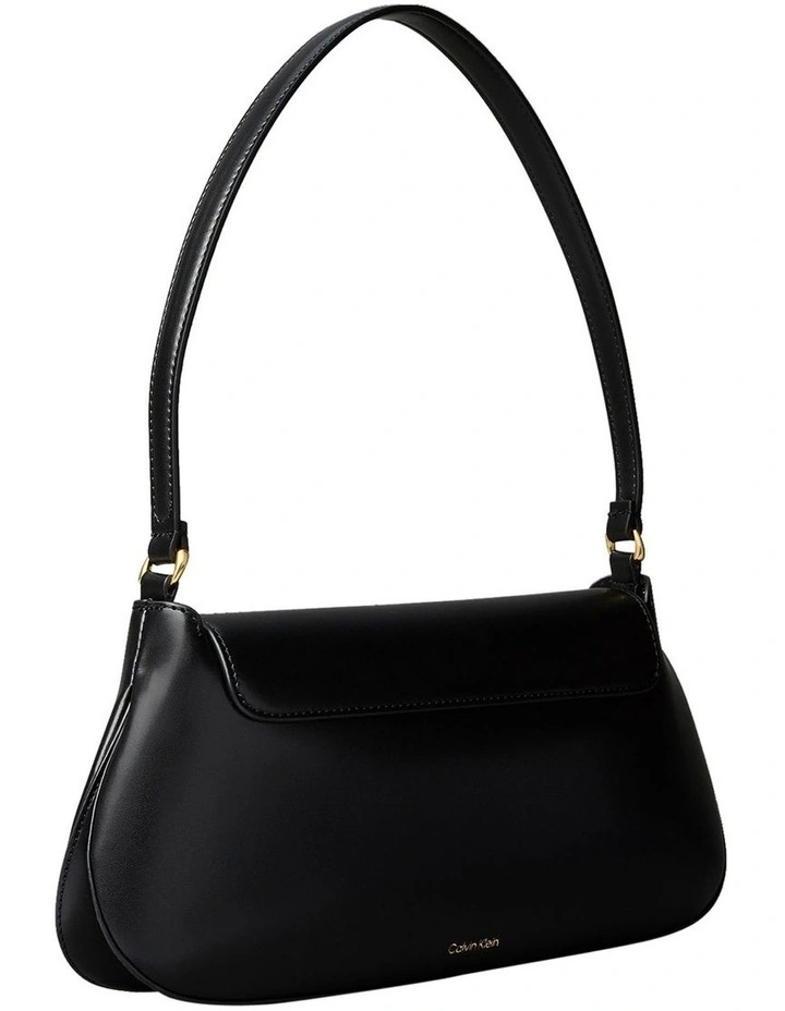Ophelia Top Flap Bag in Black image 2