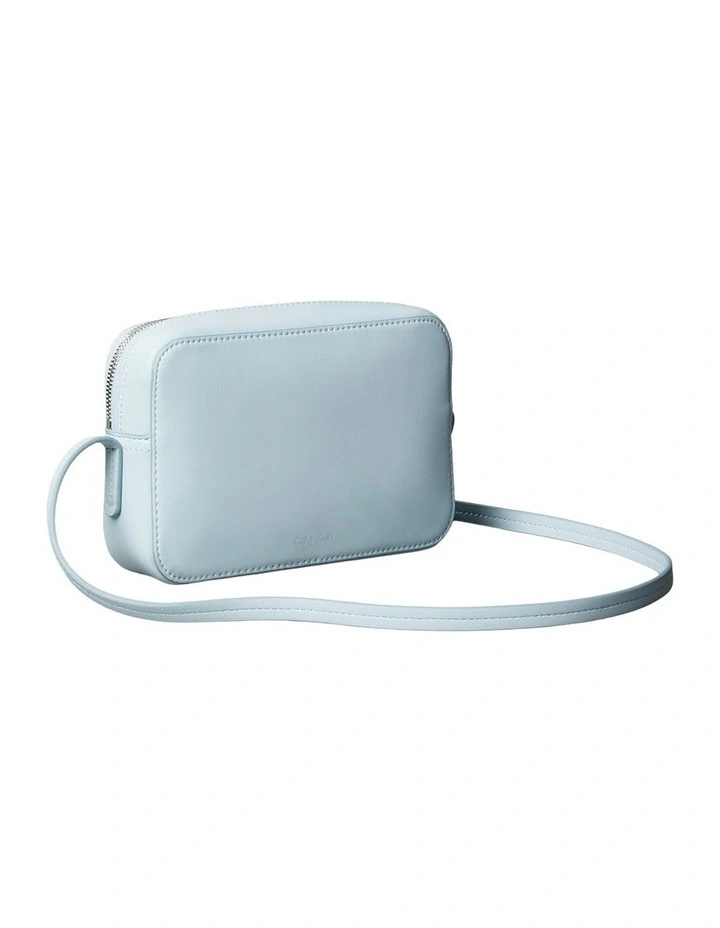 Monogram Logo Camera Crossbody Bag in Blue image 2
