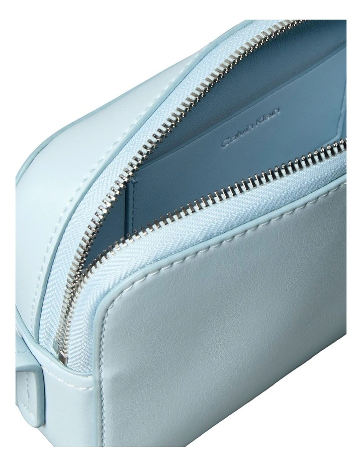 Monogram Logo Camera Crossbody Bag in Blue image 4