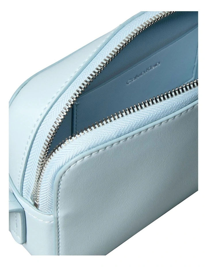 Monogram Logo Camera Crossbody Bag in Blue image 4