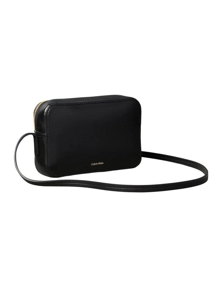 Monogram Logo Hardware Crossbody Camera Bag in Black image 2