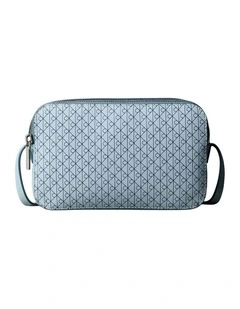 Emblem Allover Print Camera Bag
