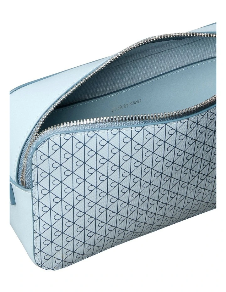 Allover Monogram Logo Camera Bag in Palest Blue AOP image 3