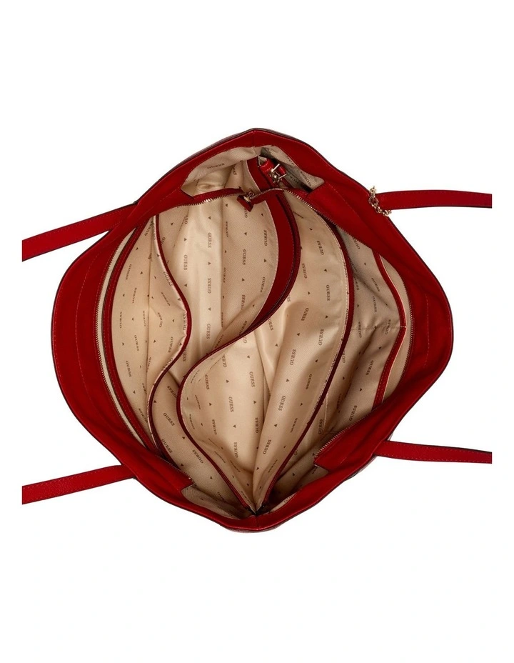 Devon Tote Bag IN Dark Cherry image 3