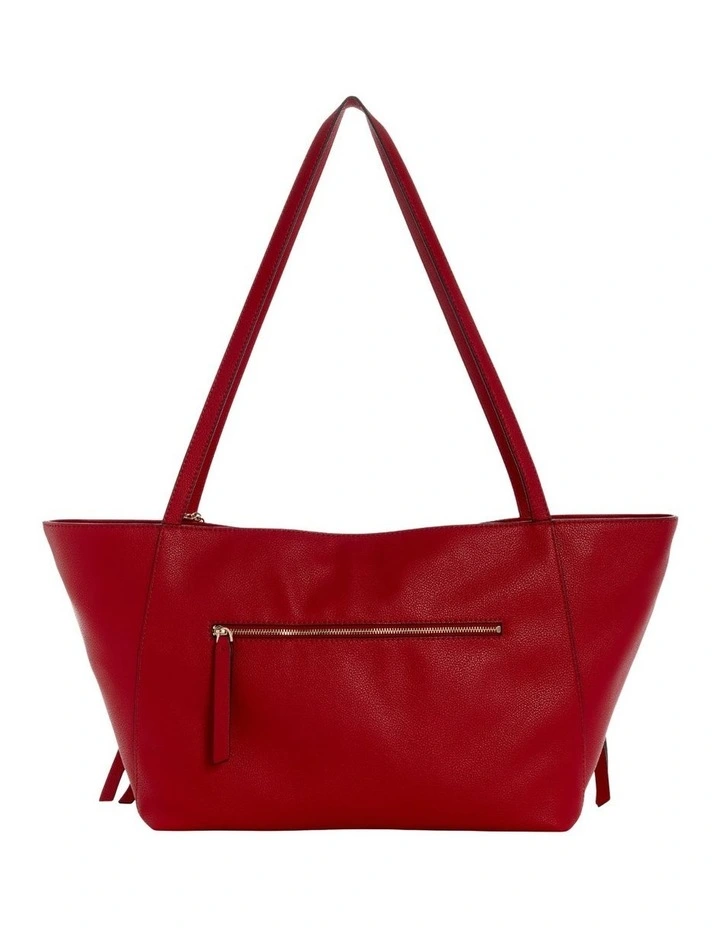 Devon Tote Bag IN Dark Cherry image 4