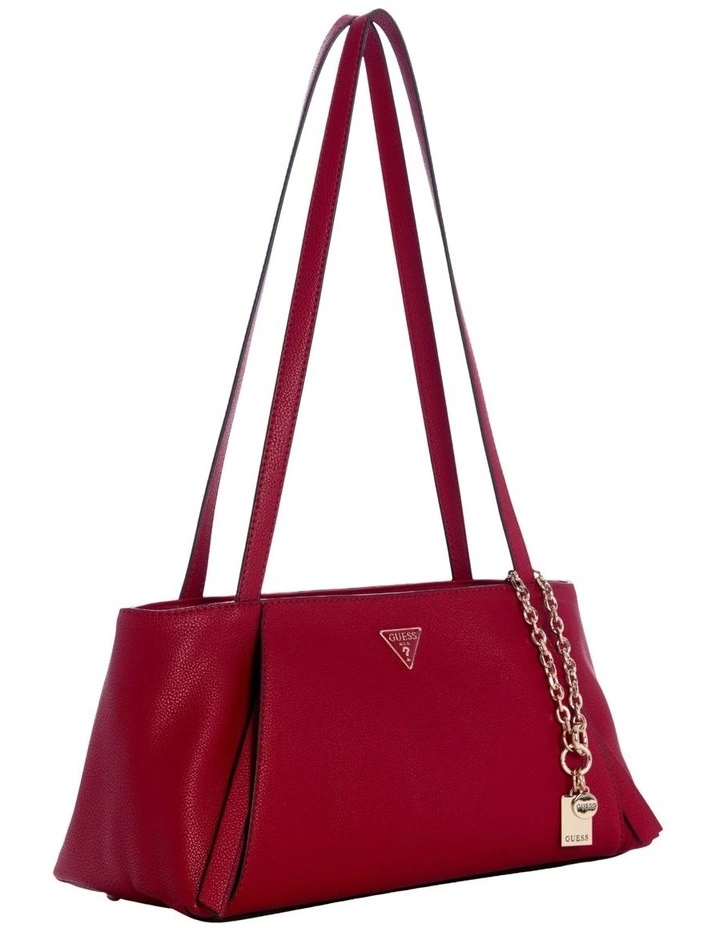 Devon Satchel Bag in Dark Cherry image 2