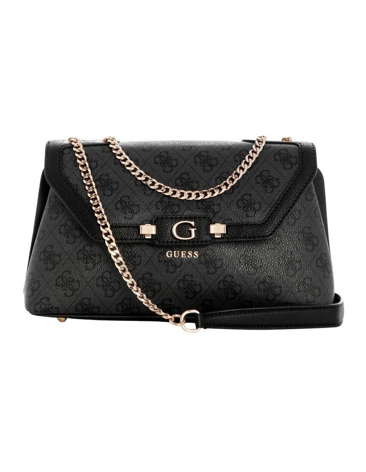 Lindsey Crossbody Bag in Coal Logo image 1