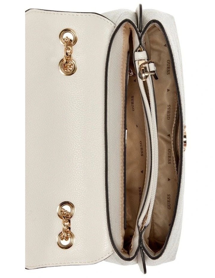 Lindsey Crossbody Bag in Bone Logo image 3