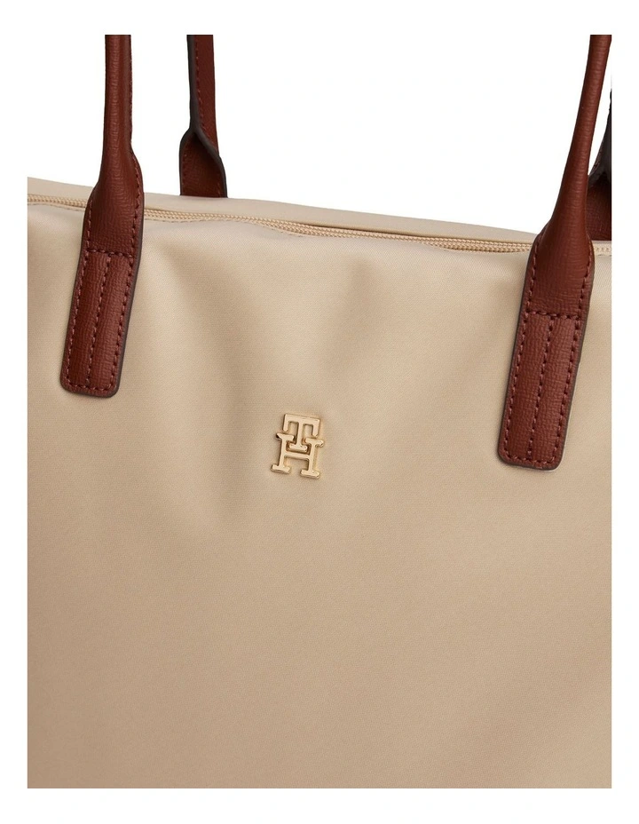 Popette Tote Bag in Beige image 3