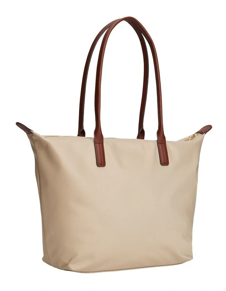 Popette Tote Bag in Beige image 4