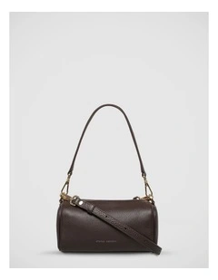 Sunblind Shoulder Bag in Cocoa/Brushed Gold