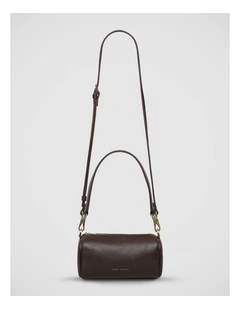 Sunblind Shoulder Bag in Cocoa/Brushed Gold