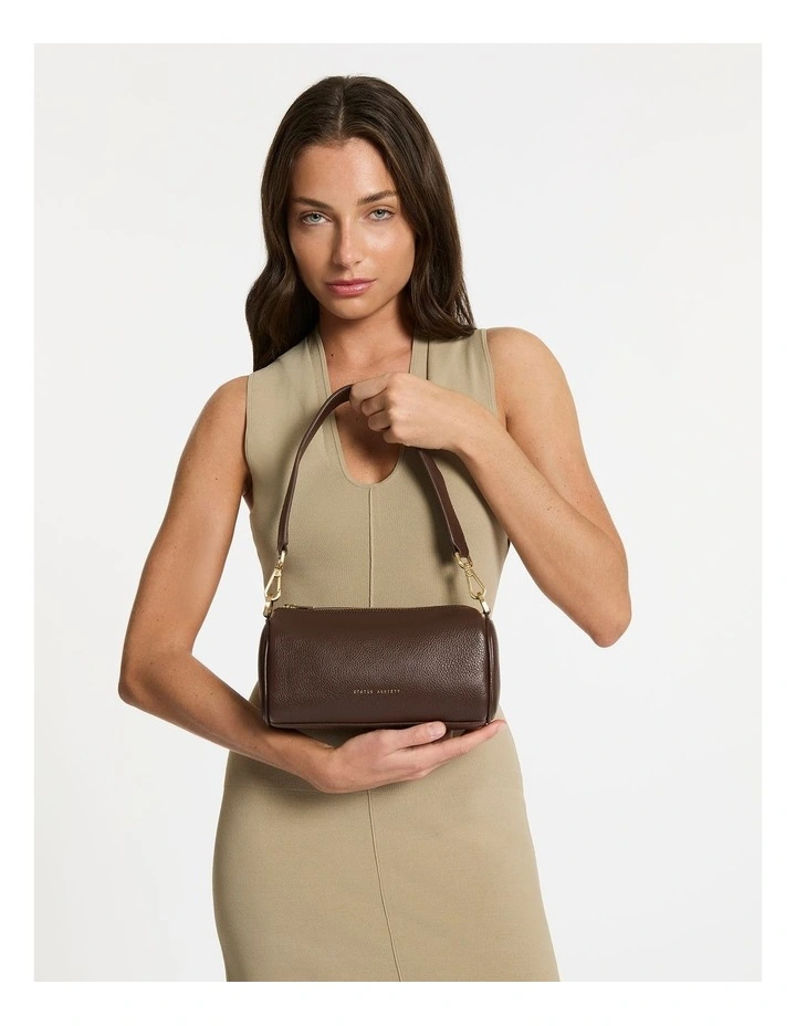 Sunblind Shoulder Bag in Cocoa/Brushed Gold image 2