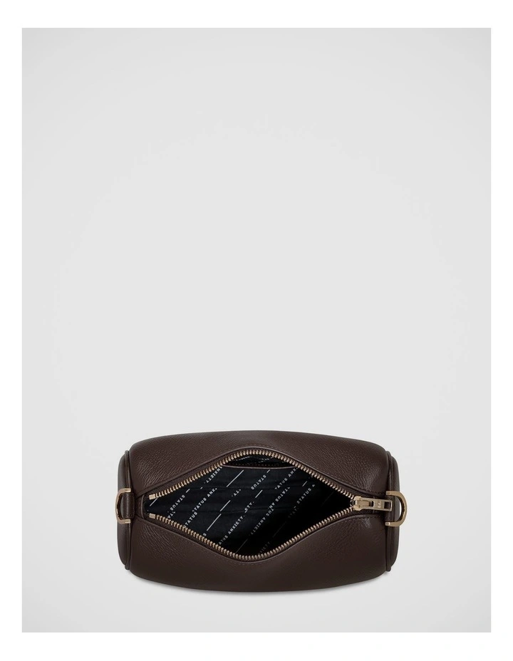 Sunblind Shoulder Bag in Cocoa/Brushed Gold image 4