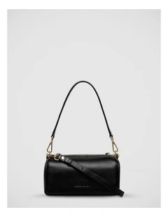 Sunblind Shoulder Bag in Black/Brushed Gold