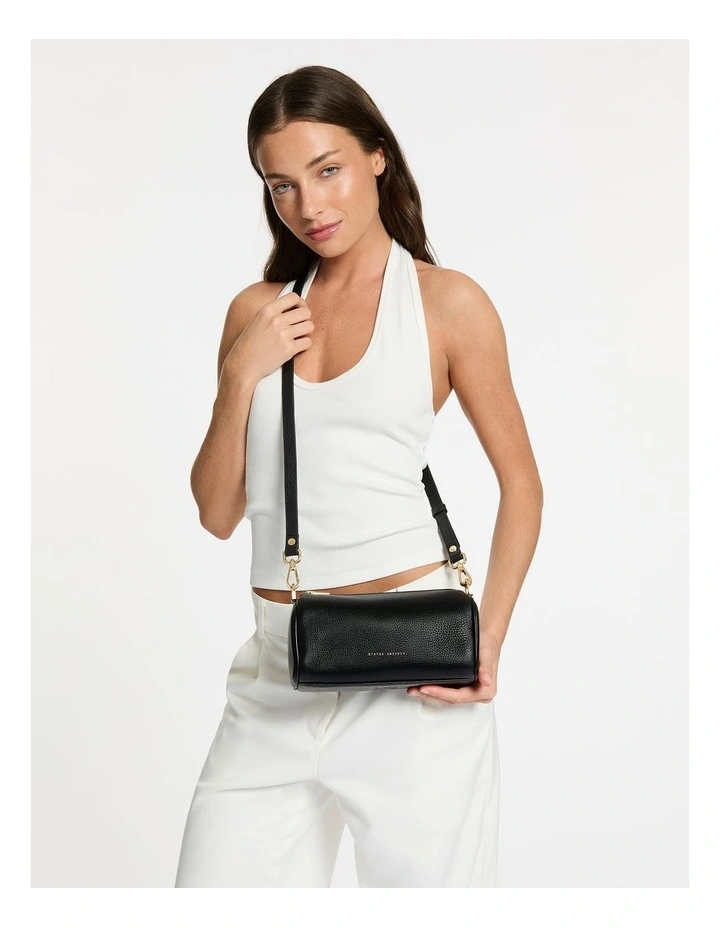 Sunblind Shoulder Bag in Black/Brushed Gold image 2