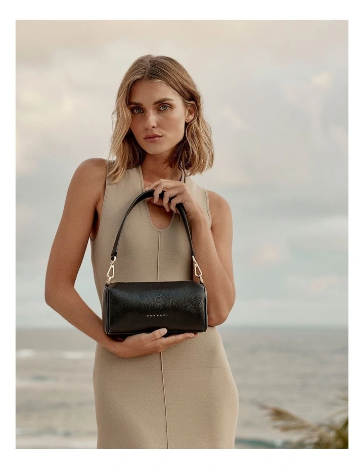 Sunblind Shoulder Bag in Black/Brushed Gold image 6