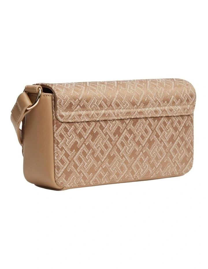 Jacquard Crossbody Bag in Brown image 4