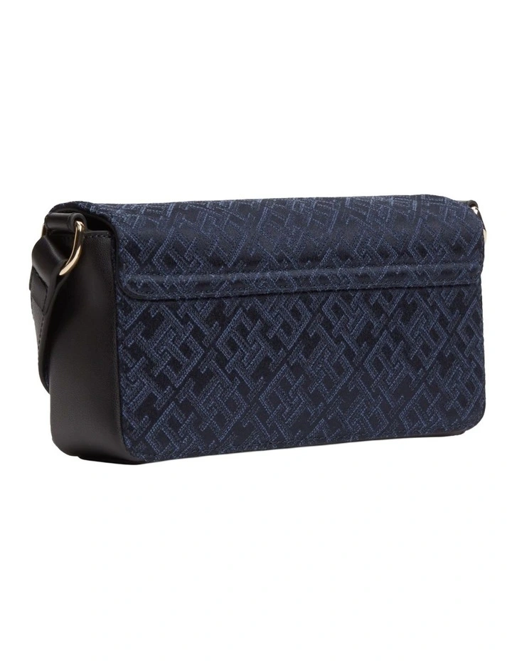 Jacquard Crossbody Bag in Blue image 5