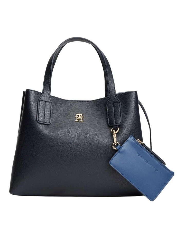 Icon Mini Satchel Bag in Space Blue image 1