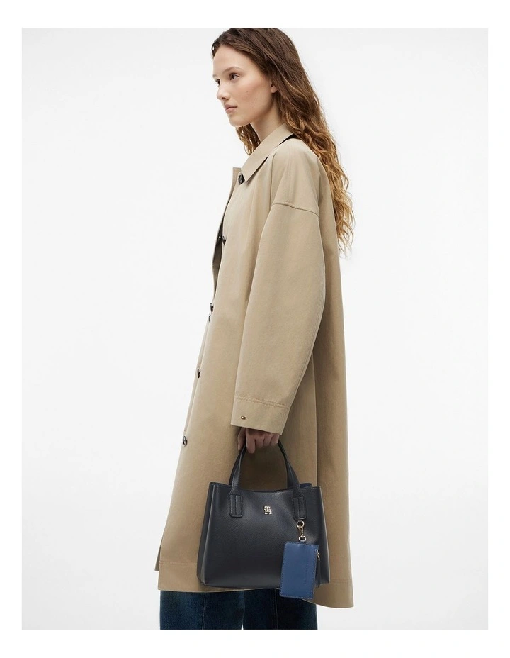 Icon Mini Satchel Bag in Space Blue image 2