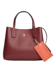 Icon Mini Satchel Bag in Red