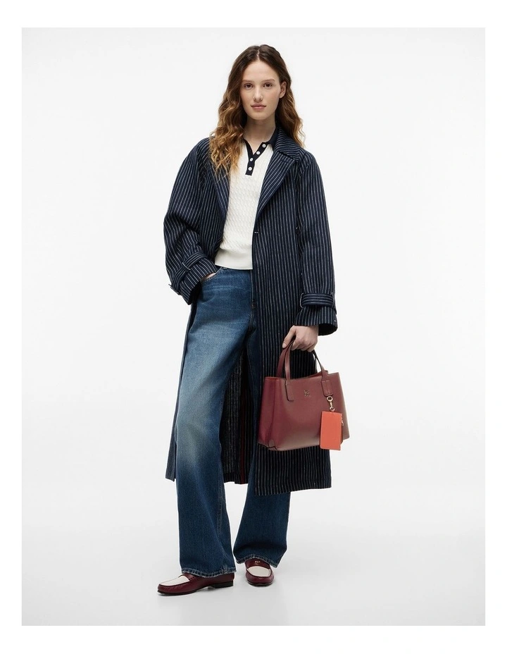 Icon Mini Satchel Bag in Red image 2