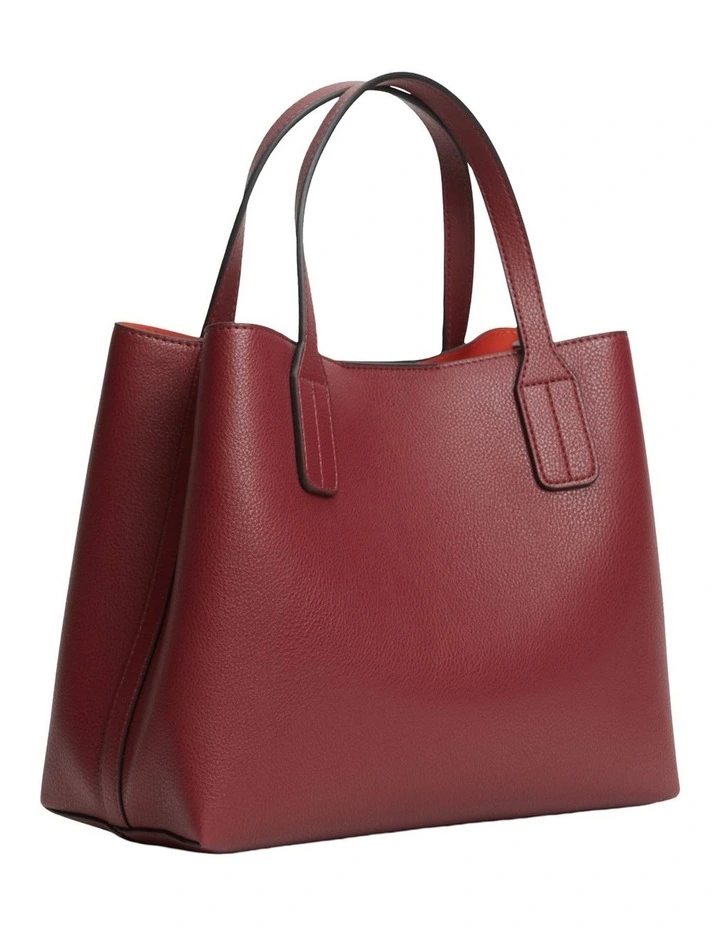 Icon Mini Satchel Bag in Red image 5
