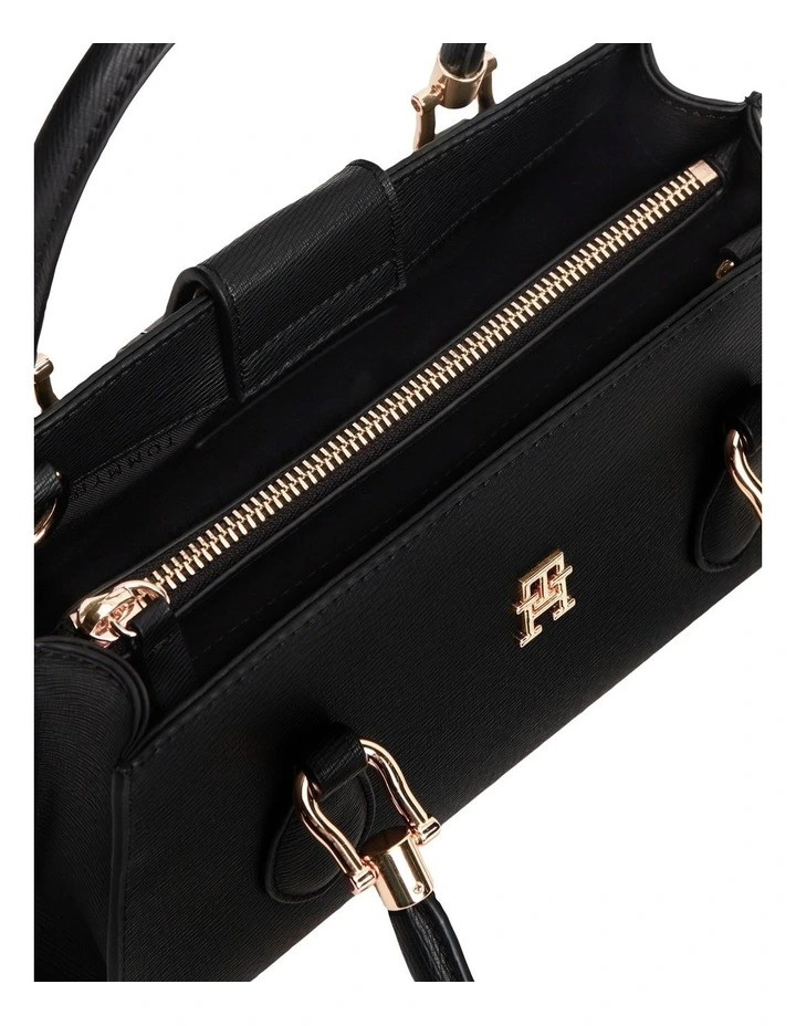 Grace Mini Satchel in Black image 3