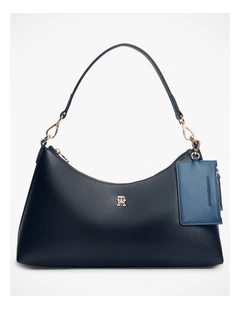 Hilfiger Icon TH Monogram Tote Bag in Navy