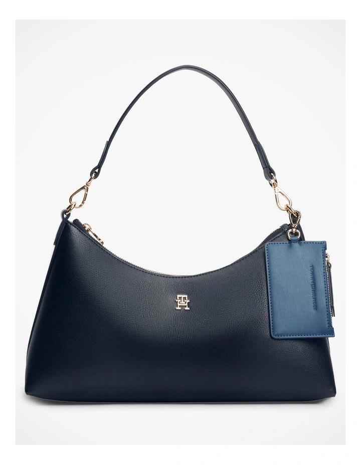 Hilfiger Icon TH Monogram Tote Bag in Navy image 1