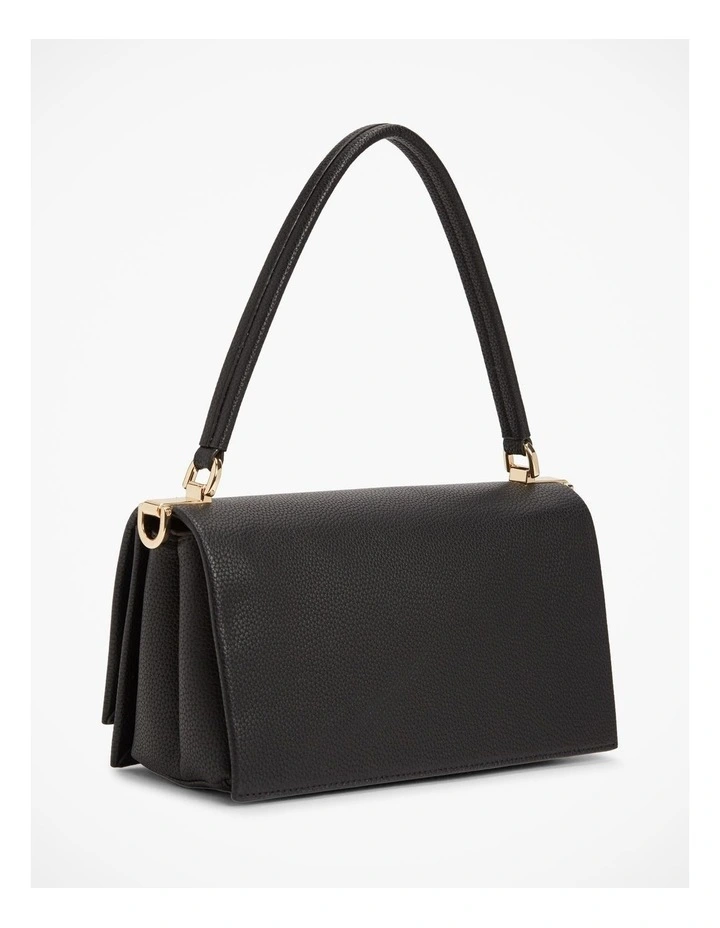 TH Monogram Flap Crossbody Bag in Black image 5