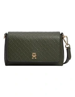 Hilfiger Icon Convertible Crossbody Bag in Green