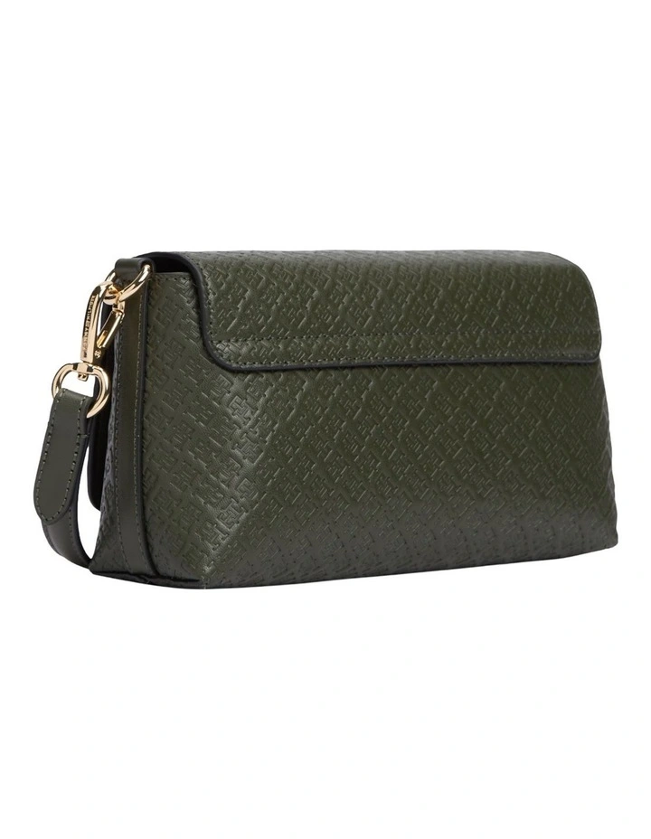 Hilfiger Icon Convertible Crossbody Bag in Green image 4