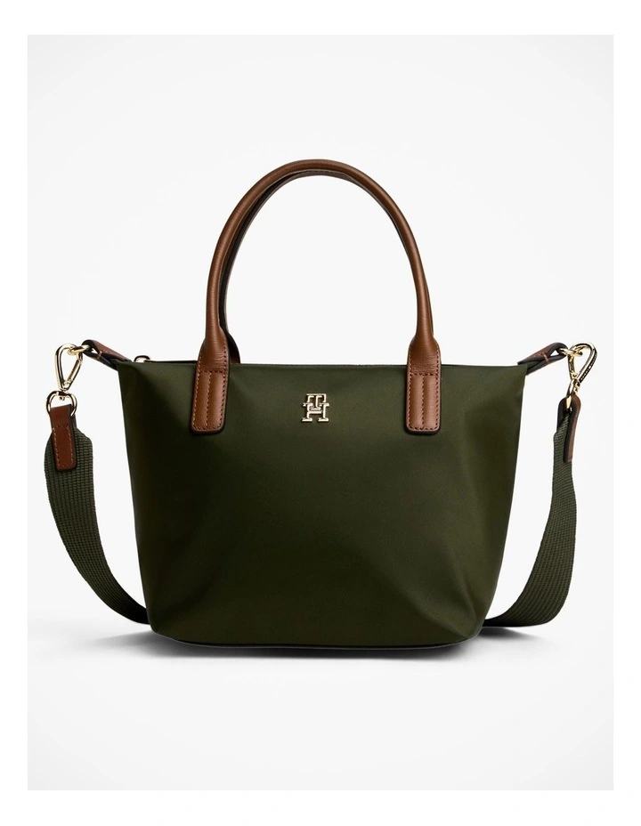 Popette Crossbody Tote Bag in Green image 1
