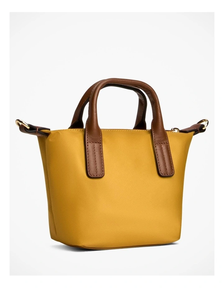 Popette Crossbody Tote Bag in Gold image 5