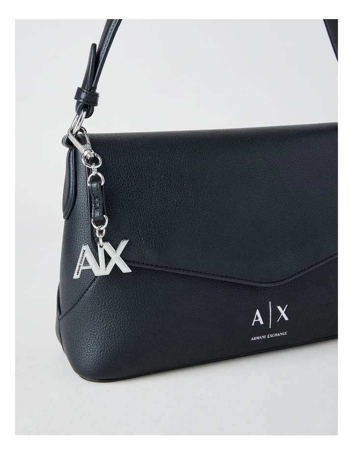 Isabel Shoulder Bag in Black image 2