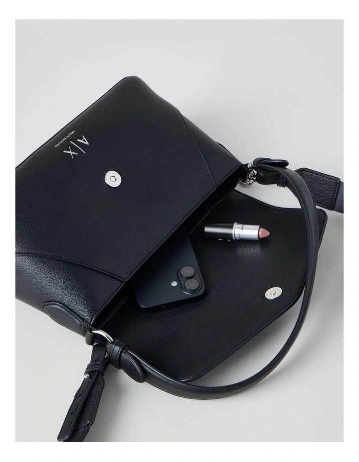 Isabel Shoulder Bag in Black image 4