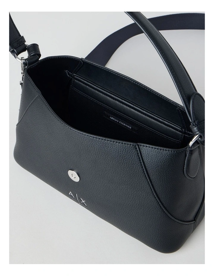 Isabel Shoulder Bag in Black image 5