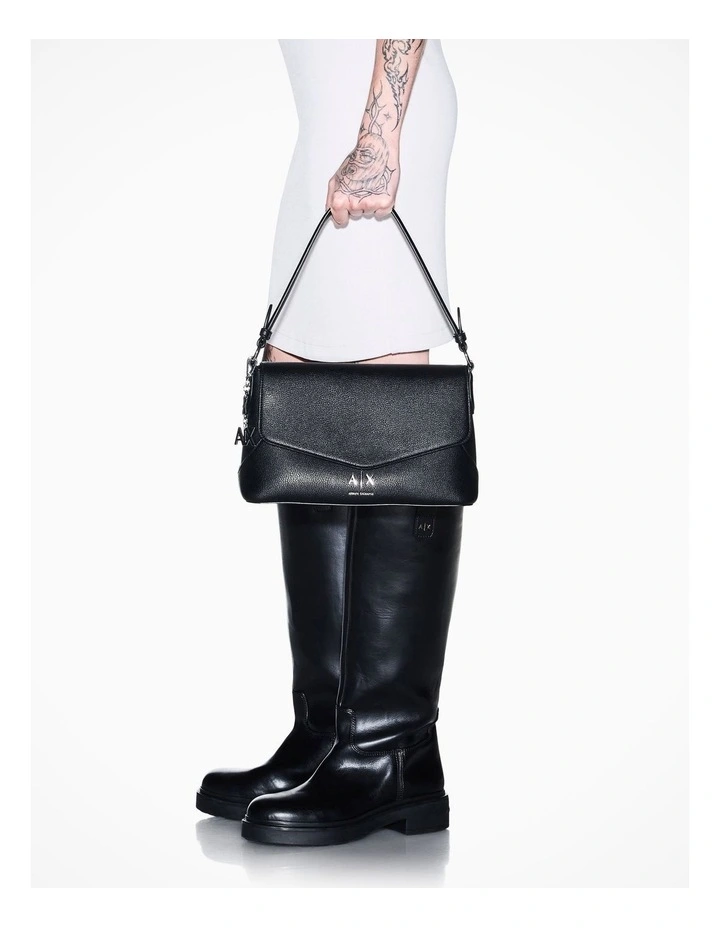 Isabel Shoulder Bag in Black image 6