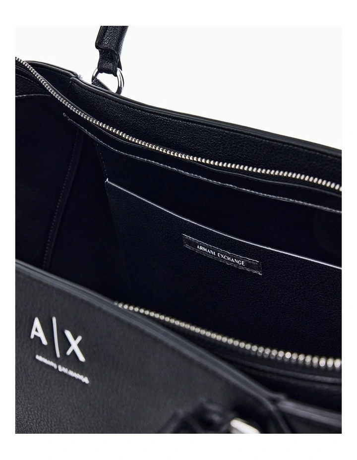 Isabel Tote Bag in Black image 3