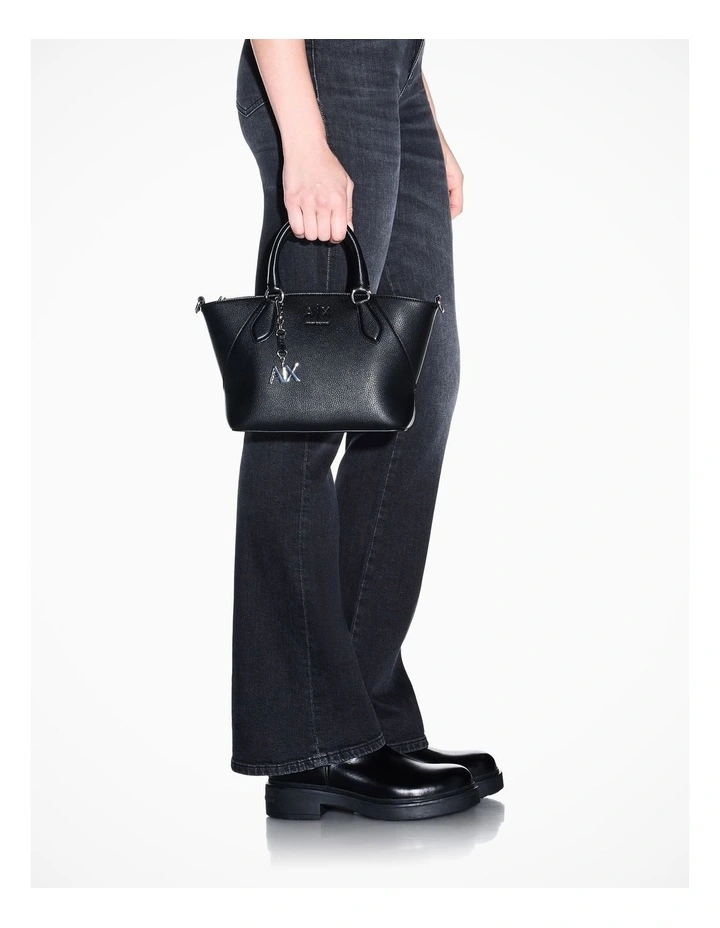 Isabel Tote Bag in Black image 6