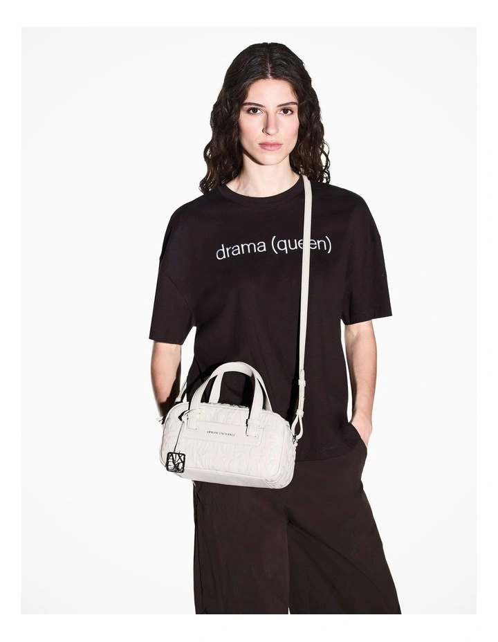 Liz Crossbody Bag in Script image 7