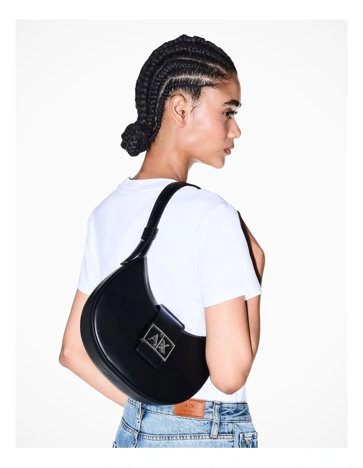Wonder Shoulder Bag in Black image 2