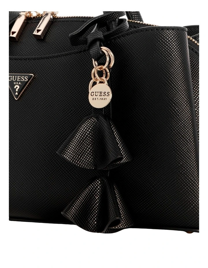 Danielle Small Girlfriend Satchel Bag in Black image 3