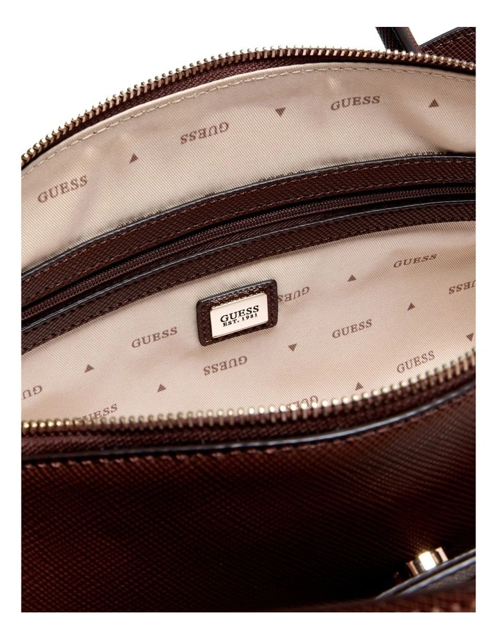 Danielle Small Girlfriend Satchel Bag in Brown image 2
