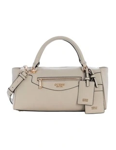 Antonia Small Satchel Bag in Bone