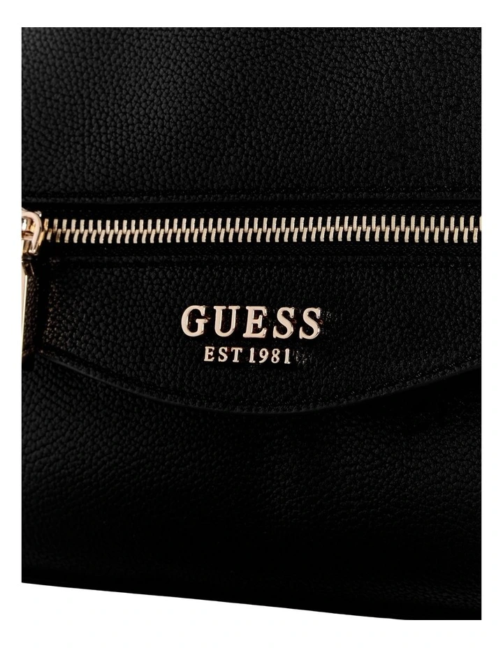 Antonia Convertible Crossbody Flap Bag in Black image 4